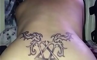 Mexican Gamer unfocused reverse cowgirl