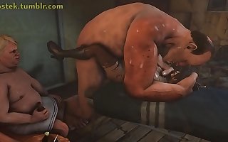 Lulu fucked hard in 3D monster porn animation