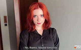 A Beautiful Red-Haired Stranger Was Refused, But Still Came To My Room For Sex