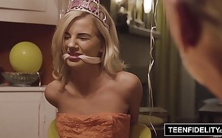 TEENFIDELITY Mingy Teen Bella Rose-coloured Fucked Hard and Facialed